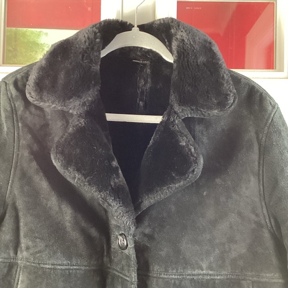 Gallery Black Genuine Leather Jacket - Picture 2 of 6